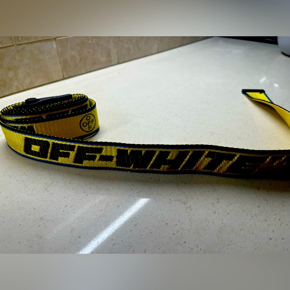Authentic Industrial logo Off-White belt